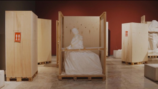 Müzenin taşınma şeklini görenler hayranlık duydu!